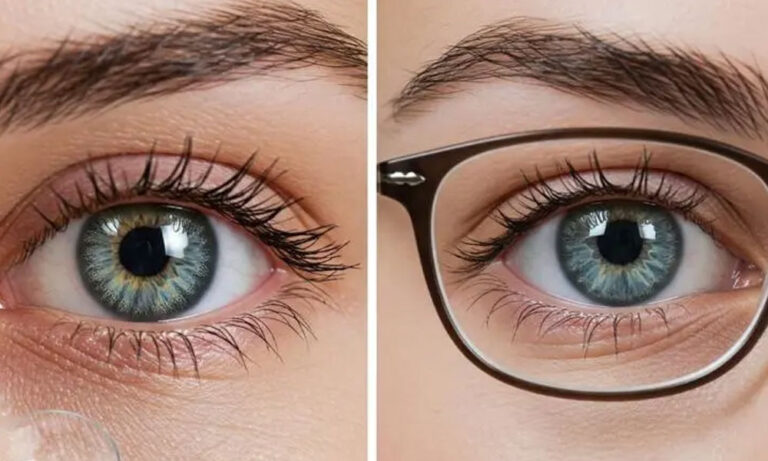 Glasses or Contact Lenses