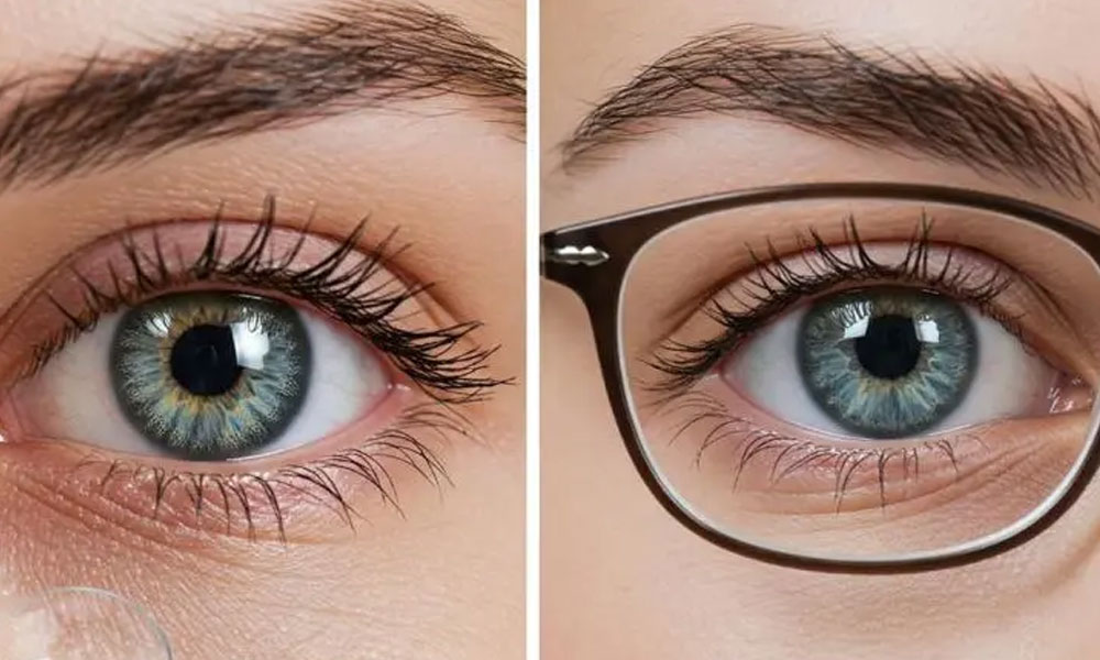 Glasses or Contact Lenses